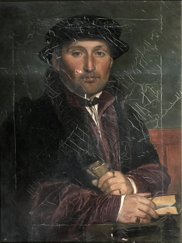 Kopie von Hans Holbein d. J., Bildnis eines jungen Kaufmannes